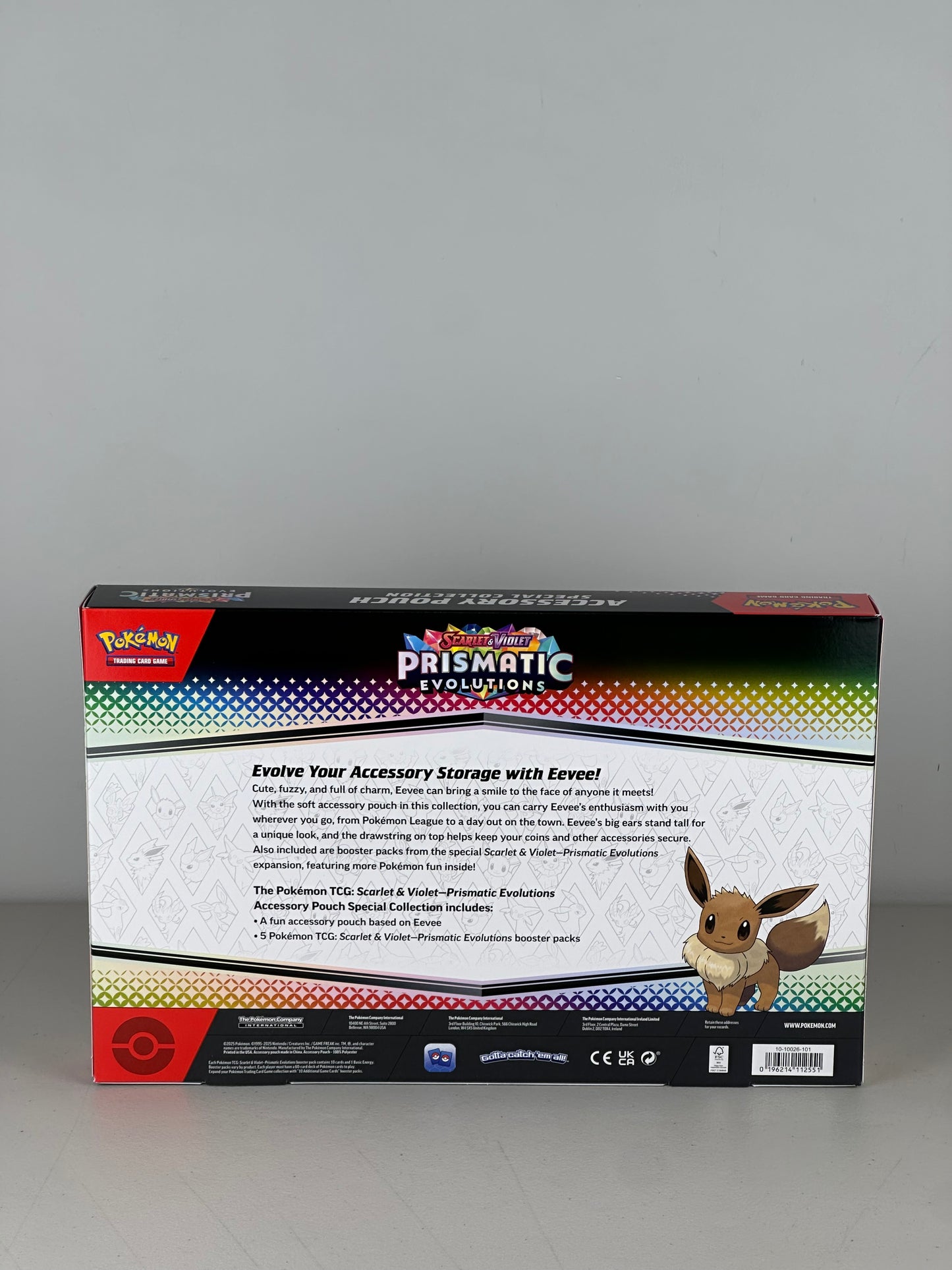 Pokémon Prismatic Evolutions Accessory Pouch Special Collection