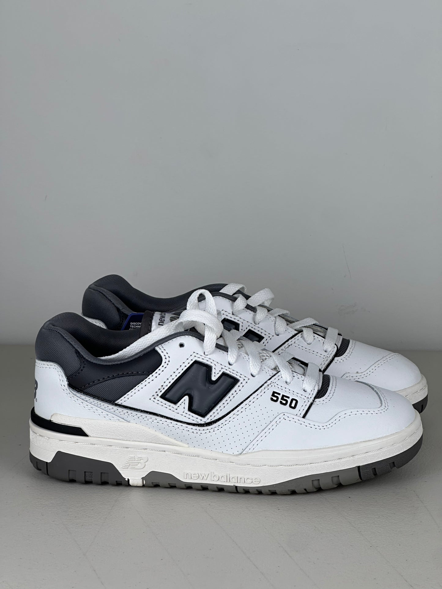 New Balance 550 White Grey Dark Grey