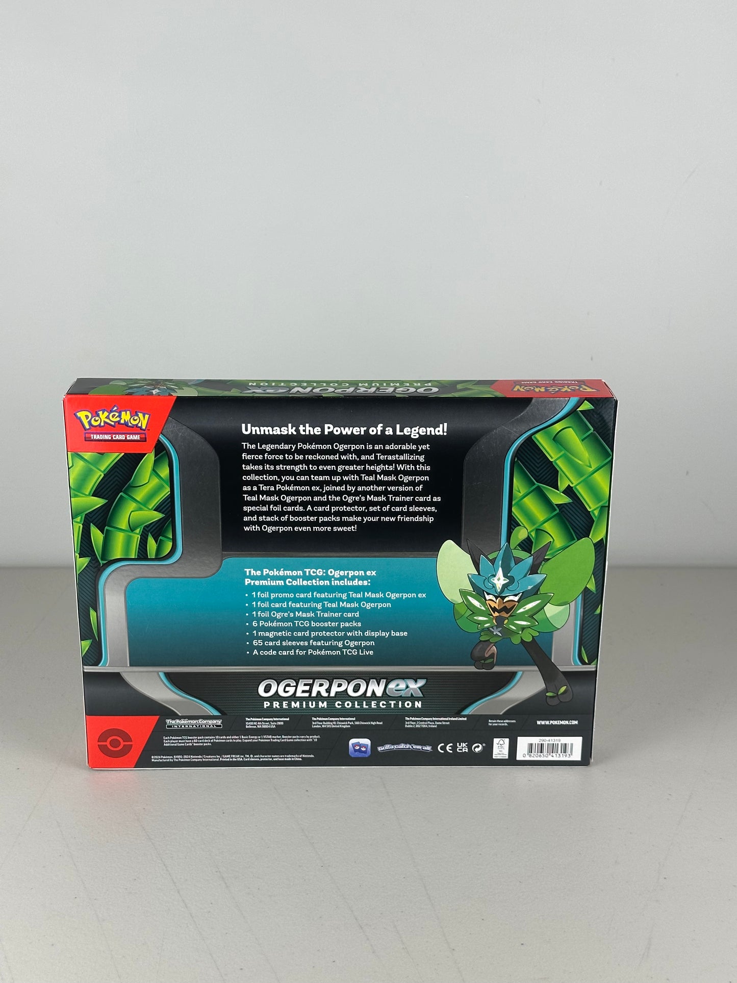 Pokémon Ogerpon Ex Premium Collection Box