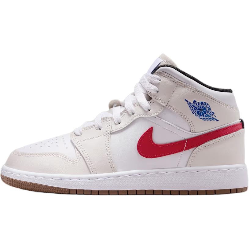 Jordan-Air-Jordan-1-Support-Mid-top-Basketball-Shoes-White-Unisex