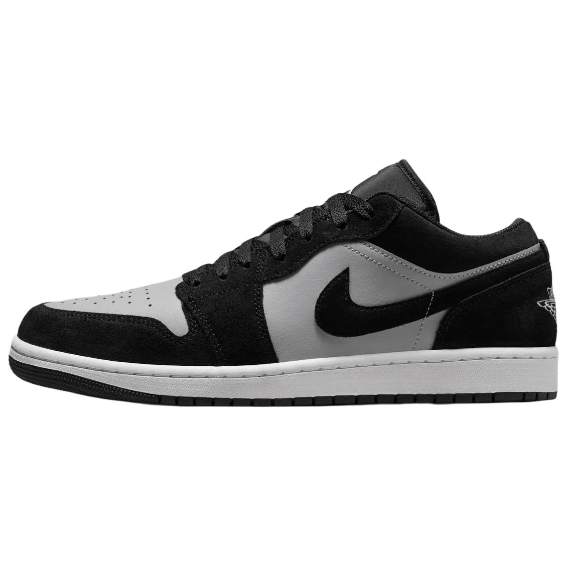 Jordan-Air-Jordan-1-Vintage-Basketball-Shoes-Mens-Low-Top-Black-Gray