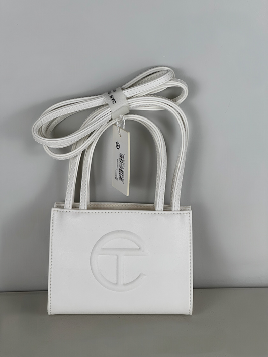 Telfar Shopping Bag Small White