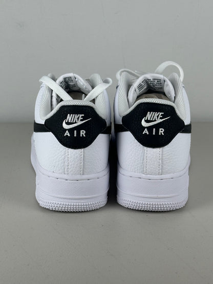 Nike Air Force 1 Low '07 White Black Pebbled Leather