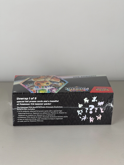 Pokemon Scarlet & Violet Prismatic Evolutions Surprise Box