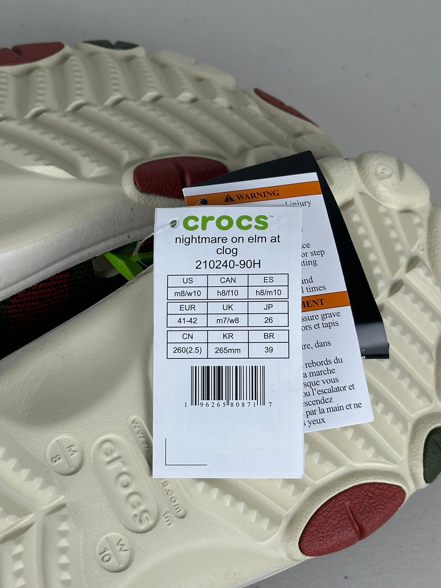 Crocs Classic All-Terrain Clog A Nightmare on Elm Street