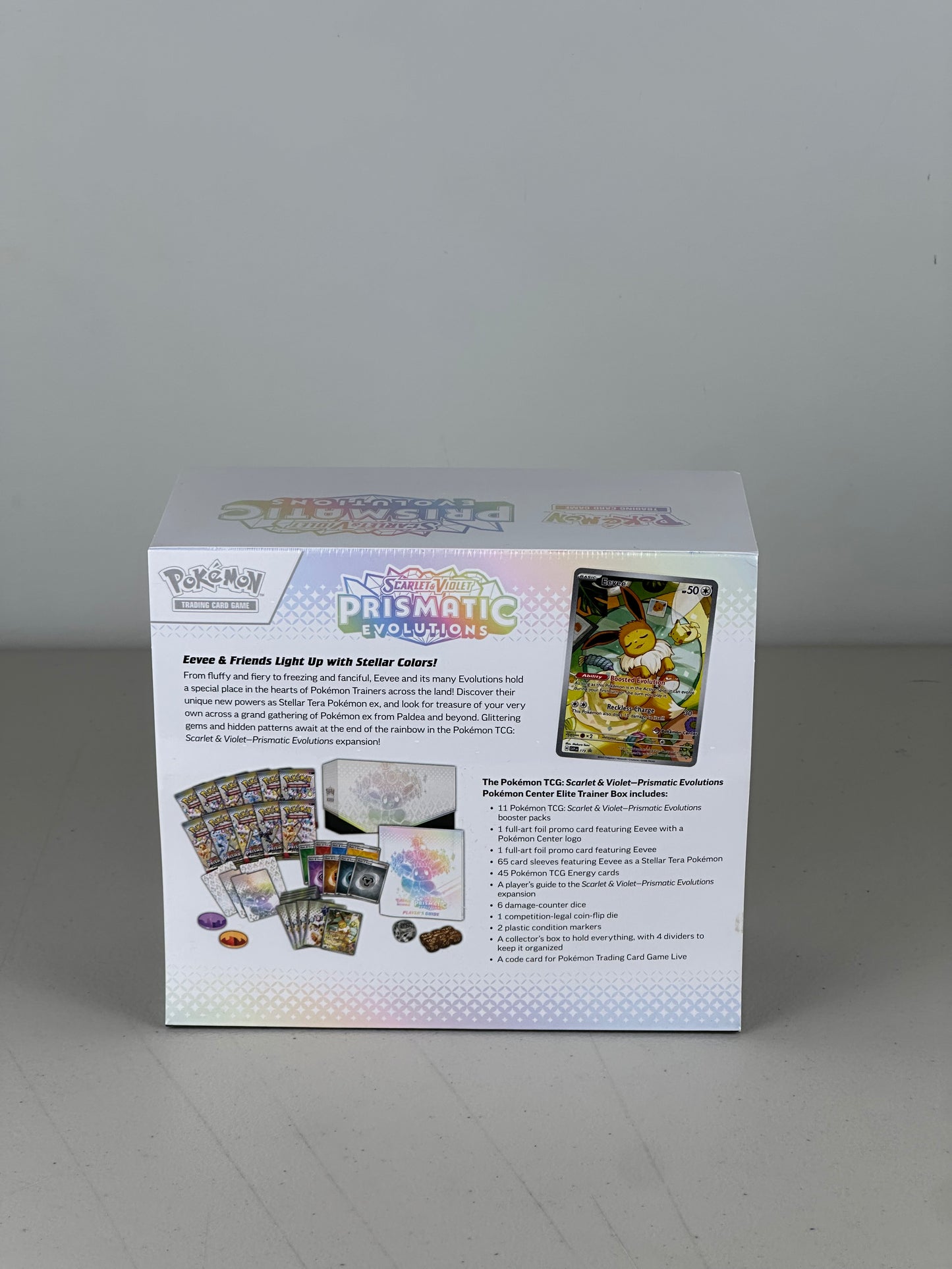 Pokémon Scarlet & Violet - Prismatic Evolution Pokémon Centre Elite Trainer Box