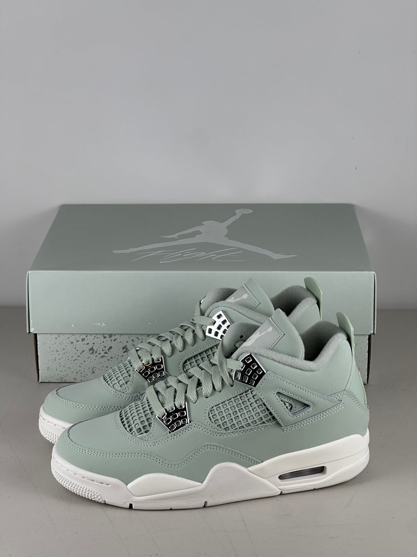 Jordan 4 Retro Seafoam Sail (Women's)