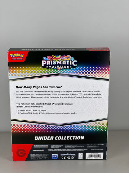 Pokémon Prismatic Evolutions Binder Collection