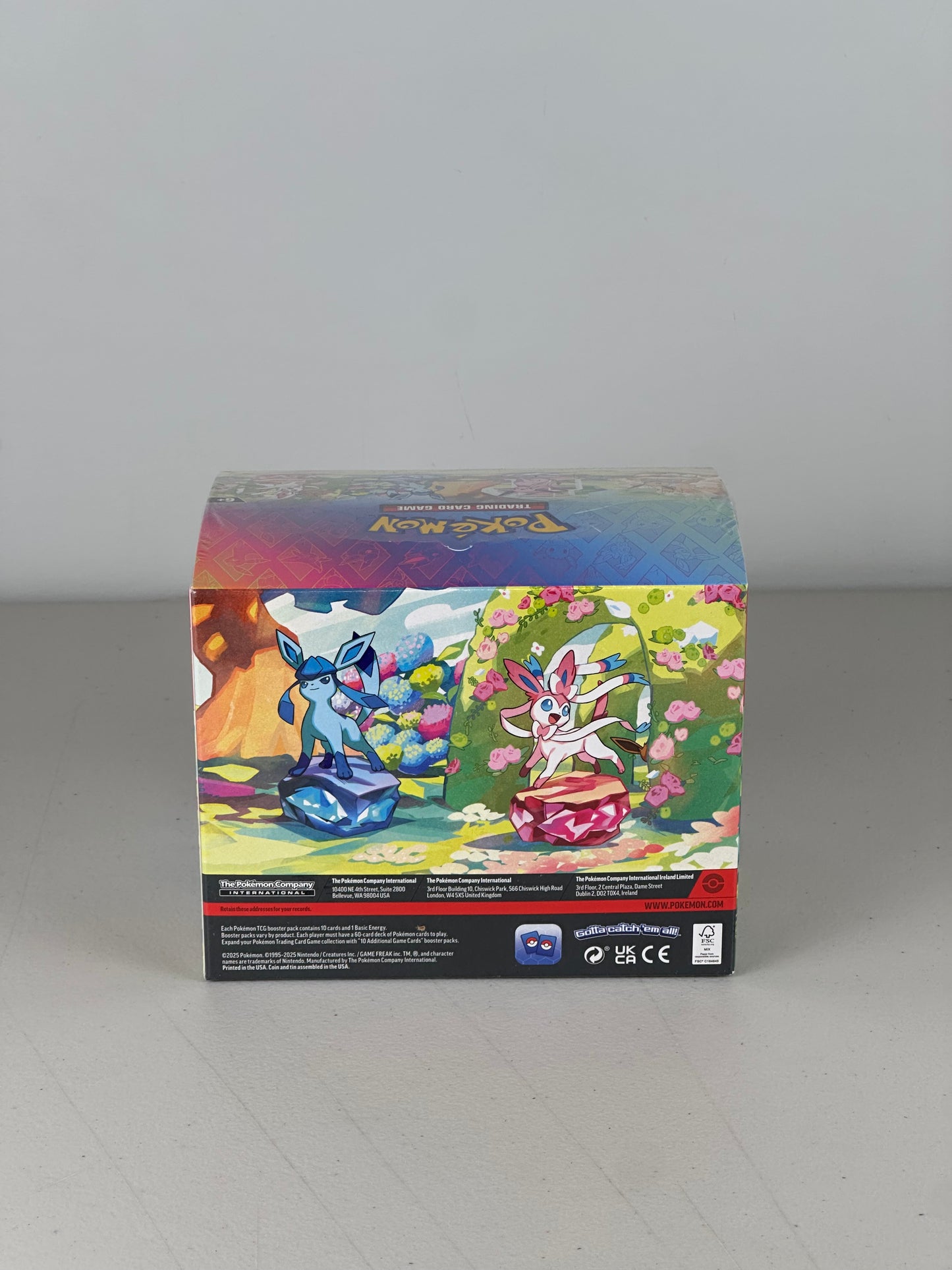Pokémon Scarlet & Violet Prismatic Evolutions 8 Tin Mini Display