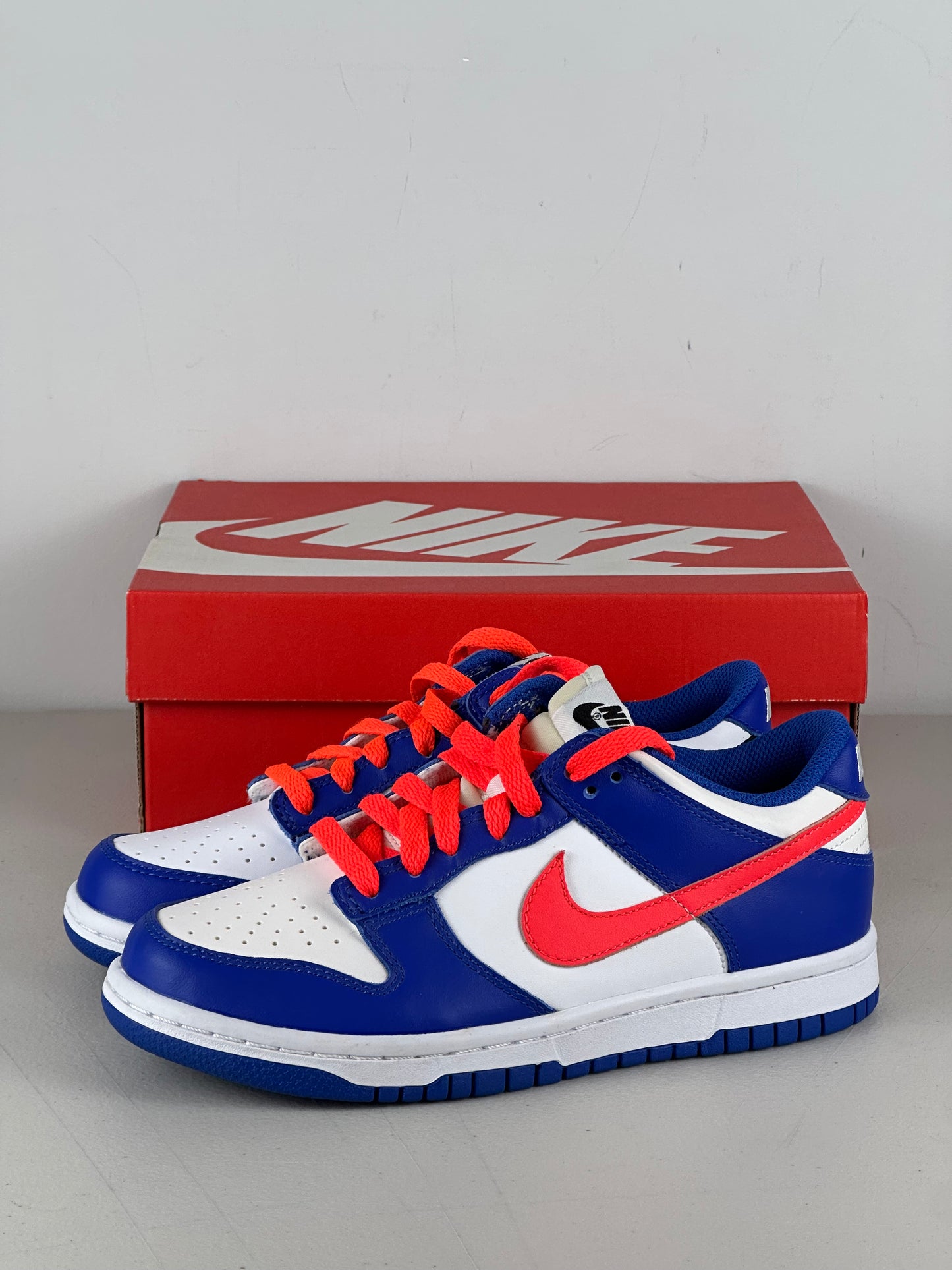 Nike Dunk Low Bright Crimson Game Royal (Defect)