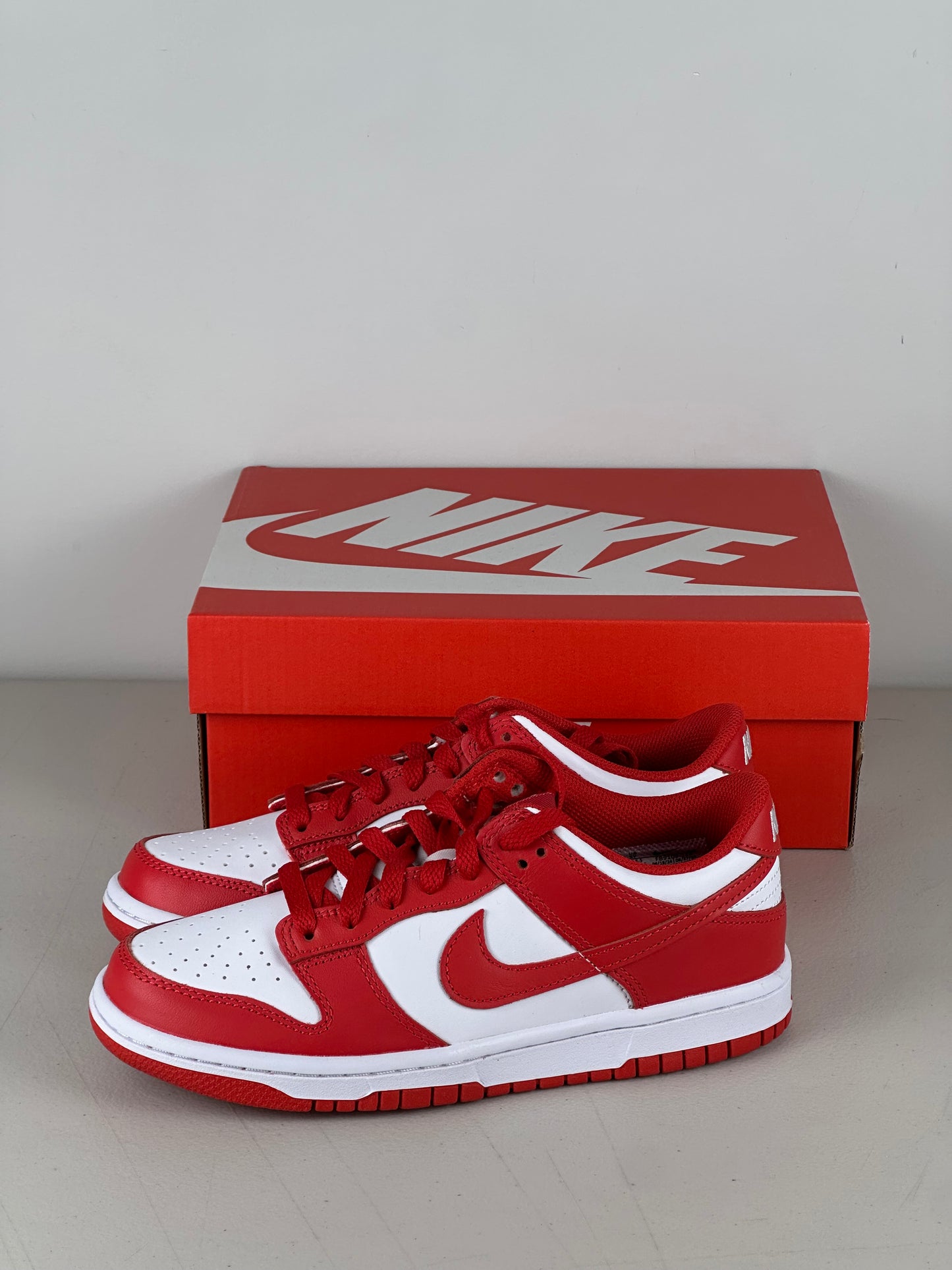 Nike Dunk Low White University Red (GS)