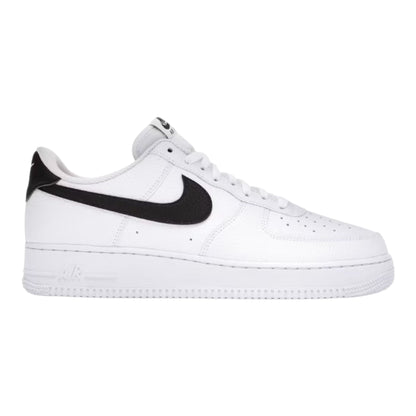 Nike Air Force 1 Low '07 White Black Pebbled Leather