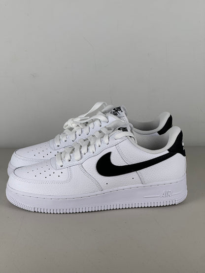 Nike Air Force 1 Low '07 White Black Pebbled Leather