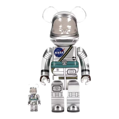 Bearbrick Project Mercury Astronaut 100% & 400% Set